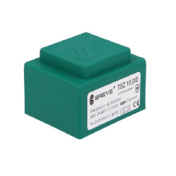 Transformateur monophasé TEZ 10,0/D 230/24V pour circuits imprimés, encapsulé