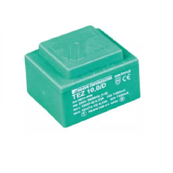 Transformateur monophasé TEZ 10,0/D 230/ 6V pour circuits imprimés, encapsulé