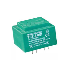 Transformateur monophasé TEZ 4,0/D 230/ 6-6V pour circuits imprimés, encapsulé