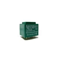 Transformateur monophasé TEZ 2,5/D 230/ 7,5V pour circuits imprimés, encapsulé