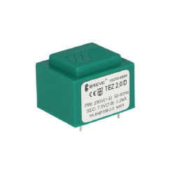 Transformateur mono TEZ 2,0/D 230/ 7,5-7,5V pour circuits imprimés, encapsulé