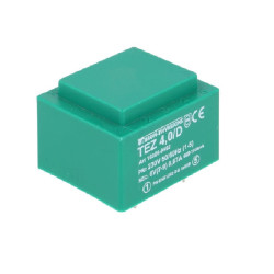 Transformateur monophasé TEZ 4,0/D 230/ 6V pour circuits imprimés, encapsulé