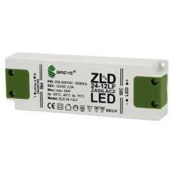 Alimentation électrique ZLD 24-12LF 2,0A pour éclairage à LED