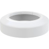Rosace blanche WC, diamètre 110 mm