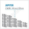 RADIATEUR SALLE DE BAINS sèche- serviettes JUPITER  J-16/50 940x500