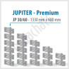 RADIATEUR SALLE DE BAINS sèche- serviettes JUPITER  PREMIUM JP-30/60 1330x600