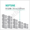 RADIATEUR SALLE DE BAINS sèche- serviettes NEPTUNE  N-12/60 700x600