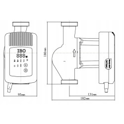 Pompe de circulation électronique IBO MAGI 25-120/180