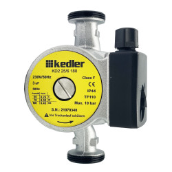 Circulateur Kedler 25–40/180 pour chauffage central