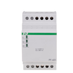 Interrupteur automatique de phase avec phase prioritaire, relais inrush (160A/20ms) PF-431i