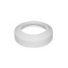 Rosace blanche WC, diamètre 110 mm