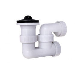 Bonde receveur de douche avec capot chromé – DN50 – 69 mm – 60 l/min - SPEED