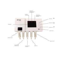 Module de commande pour pompe de chauffage central et ECS LED