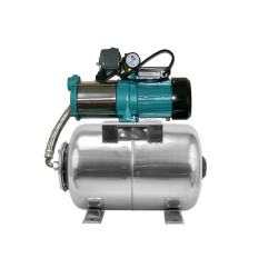 Pompe d'arrosage POMPE DE JARDIN pour puits 1800W 150l/min avec ballon surpresseur80L INOX