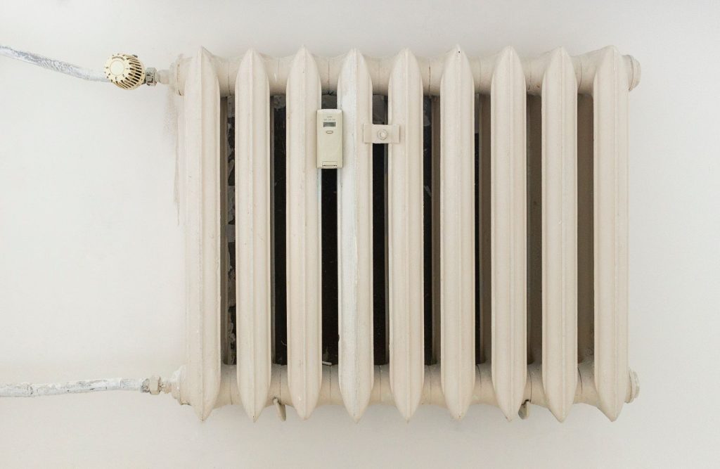Tête thermostatique sur un radiateur