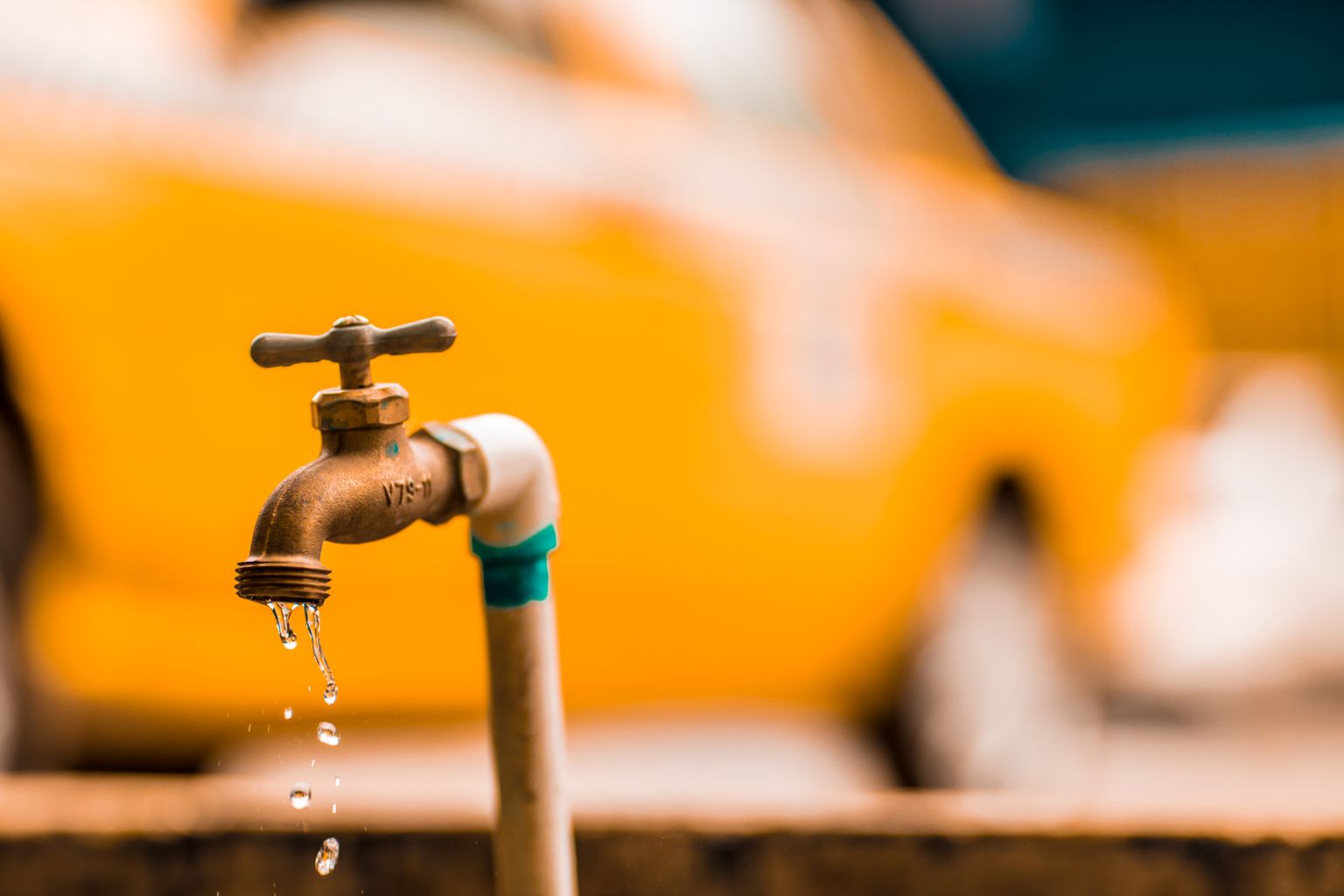 Robinet qui goutte, exemple de fuite d'eau courante