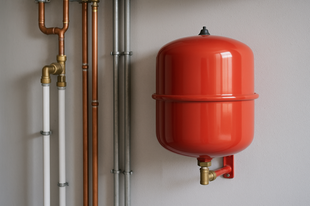 Vase d'expansion de chauffage monté au mur