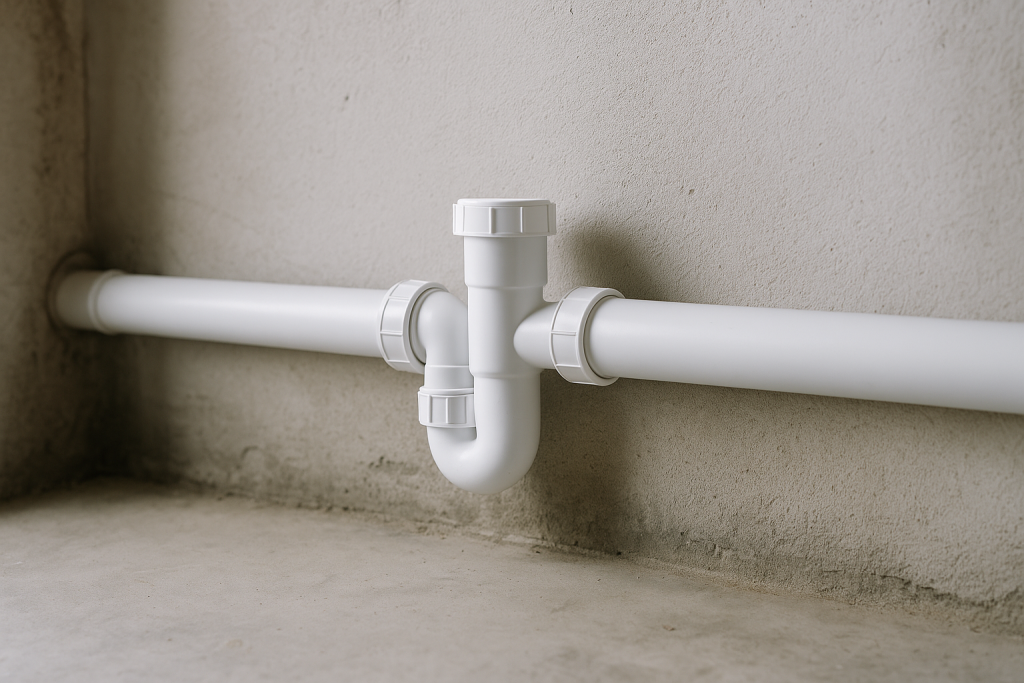 Siphon de parcours sur canalisation horizontale