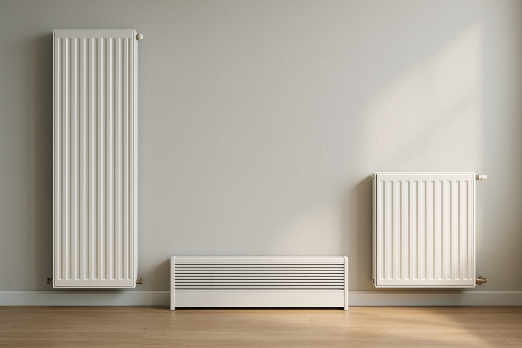 Radiateur vertical, à plinthe ou à panneaux : quel format choisir